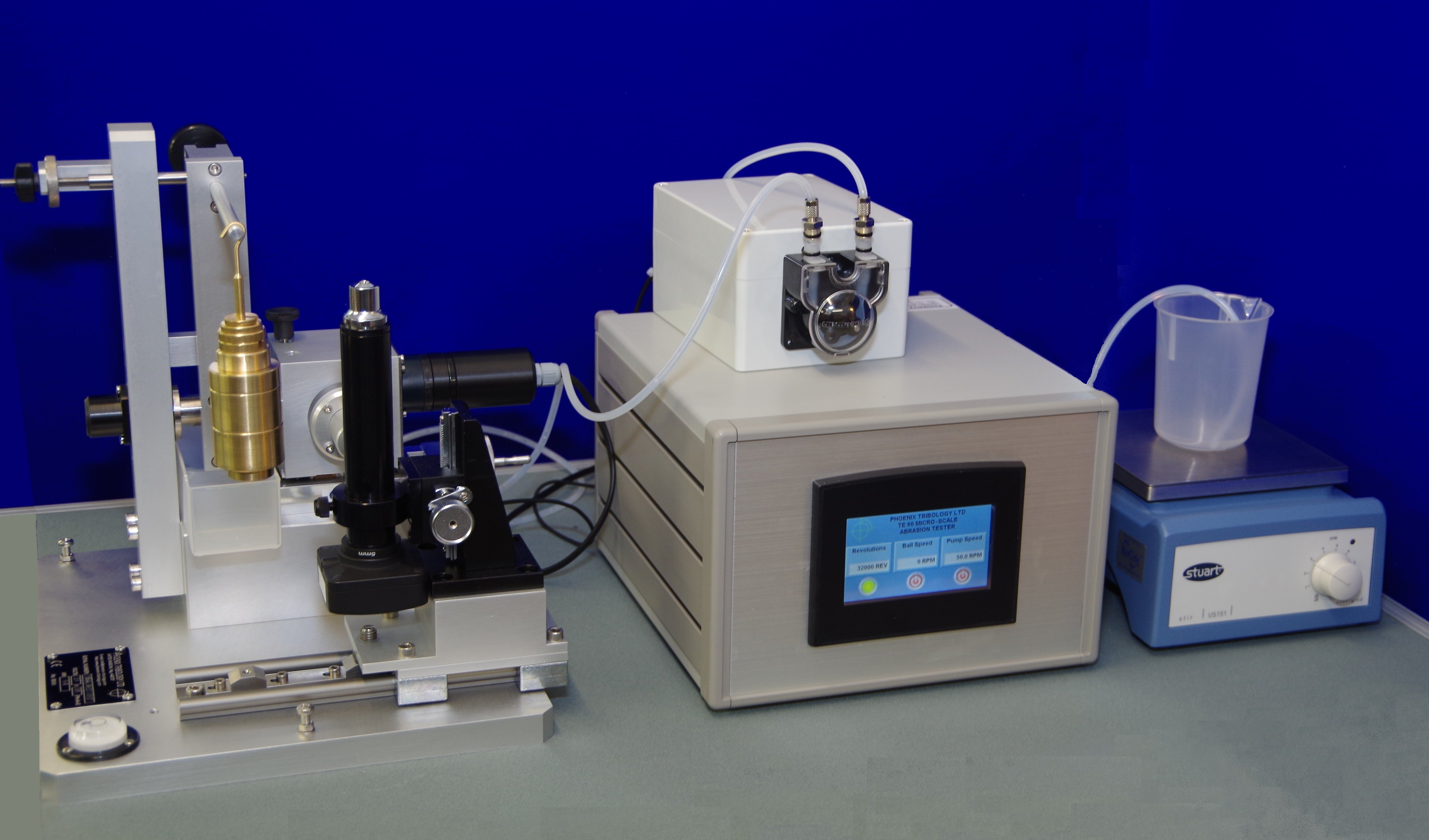 TE 66 MICRO-SCALE ABRASION TESTER - Phoenix Tribology Ltd